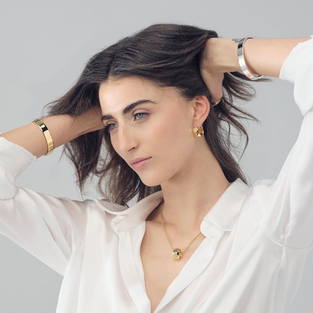 Unoaerre Orecchini A Cerchietto Dorati | UNOAERRE Gioielli