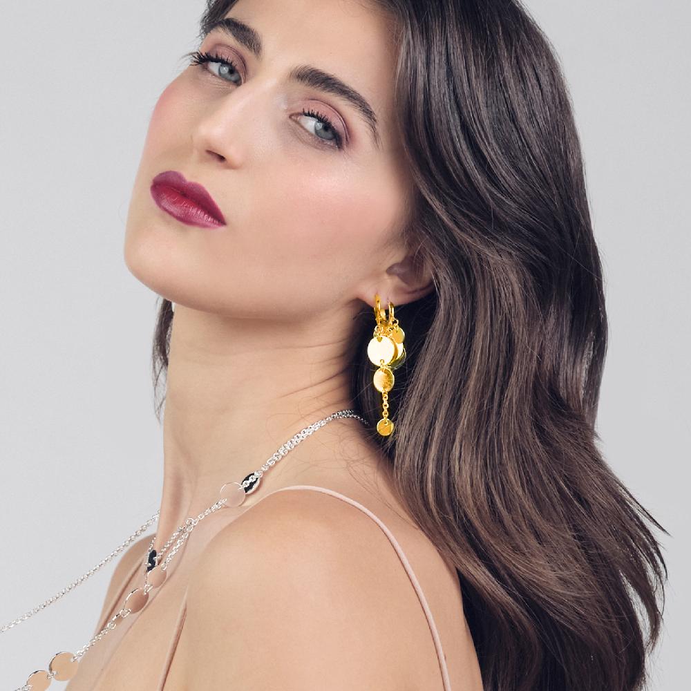 Unoaerre Orecchini A Cerchietto Dorati | UNOAERRE Gioielli