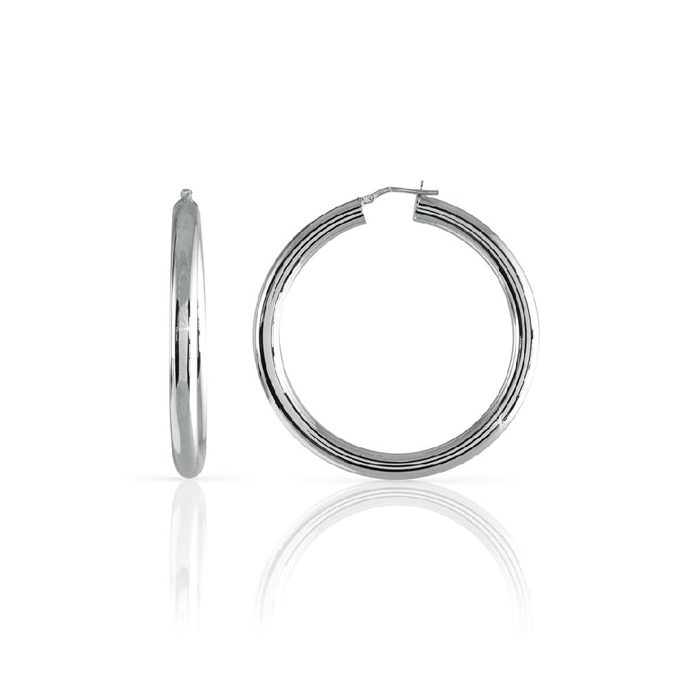 Unoaerre Orecchini a cerchio in argento 925 | UNOAERRE Gioielli