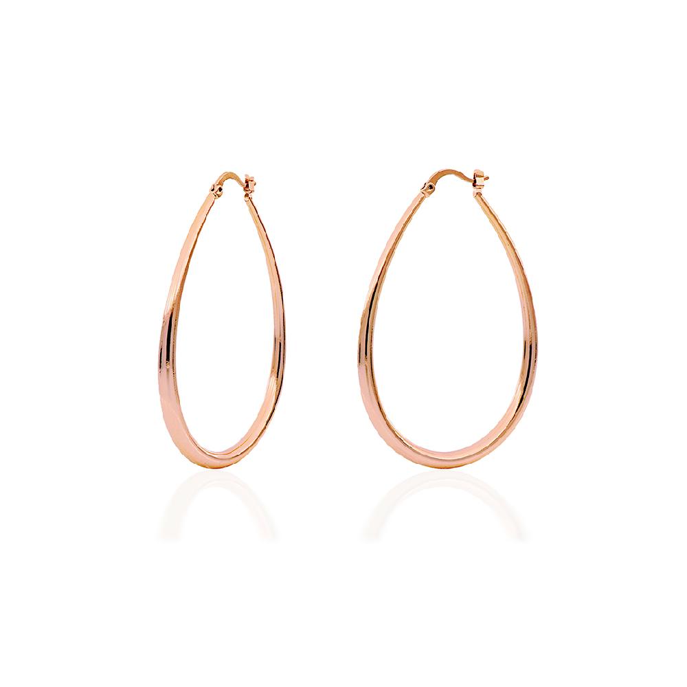 Unoaerre Orecchini a goccia in bronzo dorato rosa | UNOAERRE Gioielli