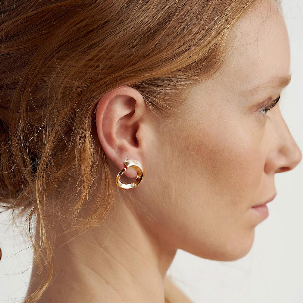 Unoaerre Orecchini Donna Dorati A Cerchio | UNOAERRE Gioielli