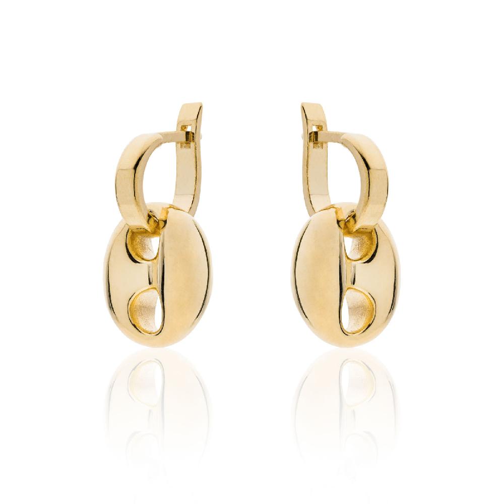 Unoaerre Orecchini donna in argento dorato | UNOAERRE Gioielli