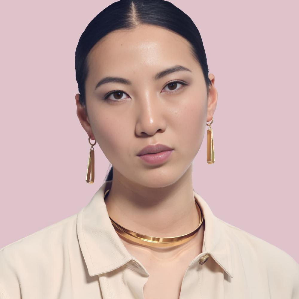 Unoaerre Orecchini Dorati Pendenti | UNOAERRE Gioielli