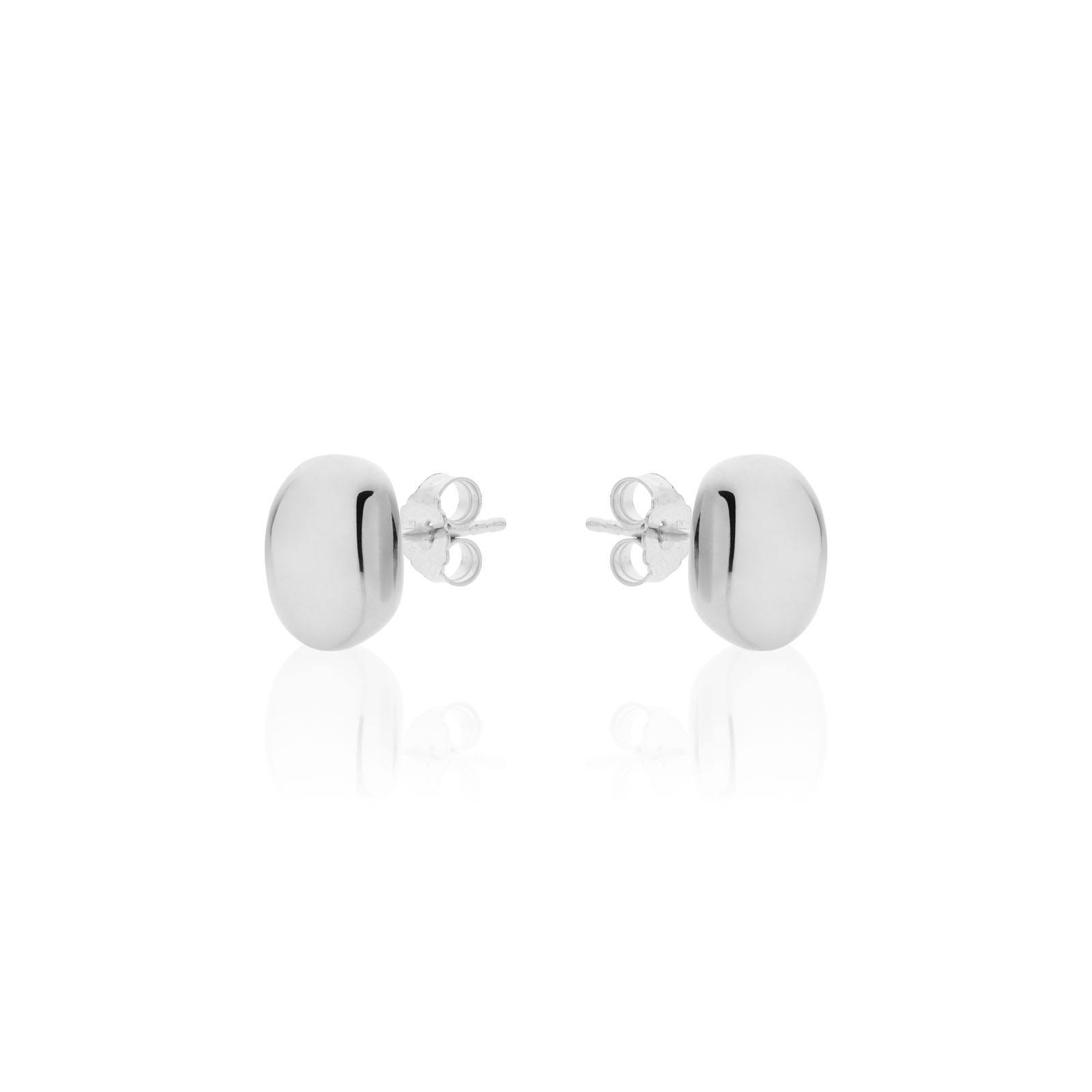 Unoaerre Orecchini in argento a bottone | UNOAERRE Gioielli