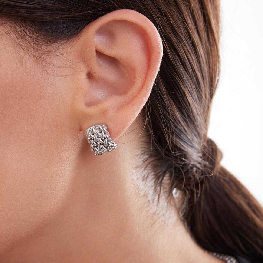 Unoaerre Orecchini In Argento Bianco 509568 | UNOAERRE Gioielli