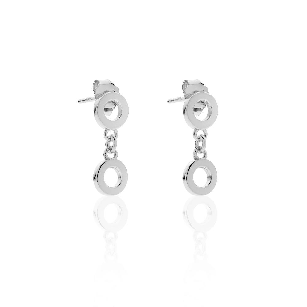Unoaerre Orecchini in argento cerchietti | UNOAERRE Gioielli