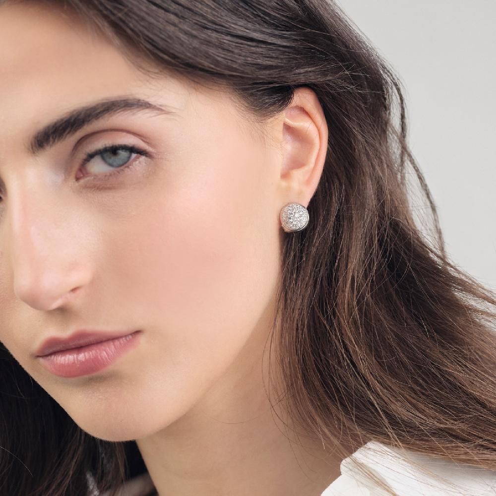 Unoaerre Orecchini In Argento Con Zirconi | UNOAERRE Gioielli