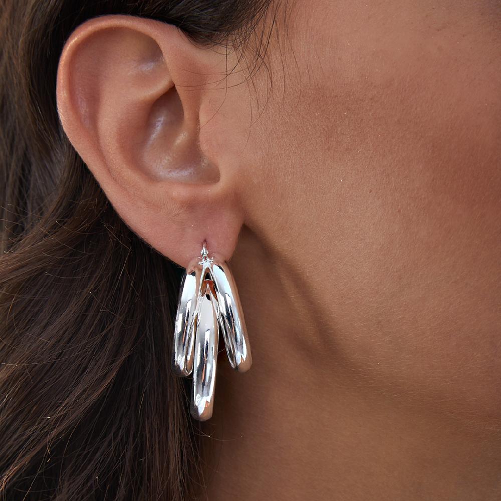 Unoaerre Orecchini In Bronzo Argentato 512227 | UNOAERRE Gioielli