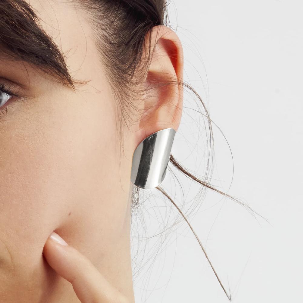 Unoaerre Orecchini In Bronzo Argentato Onda | UNOAERRE Gioielli