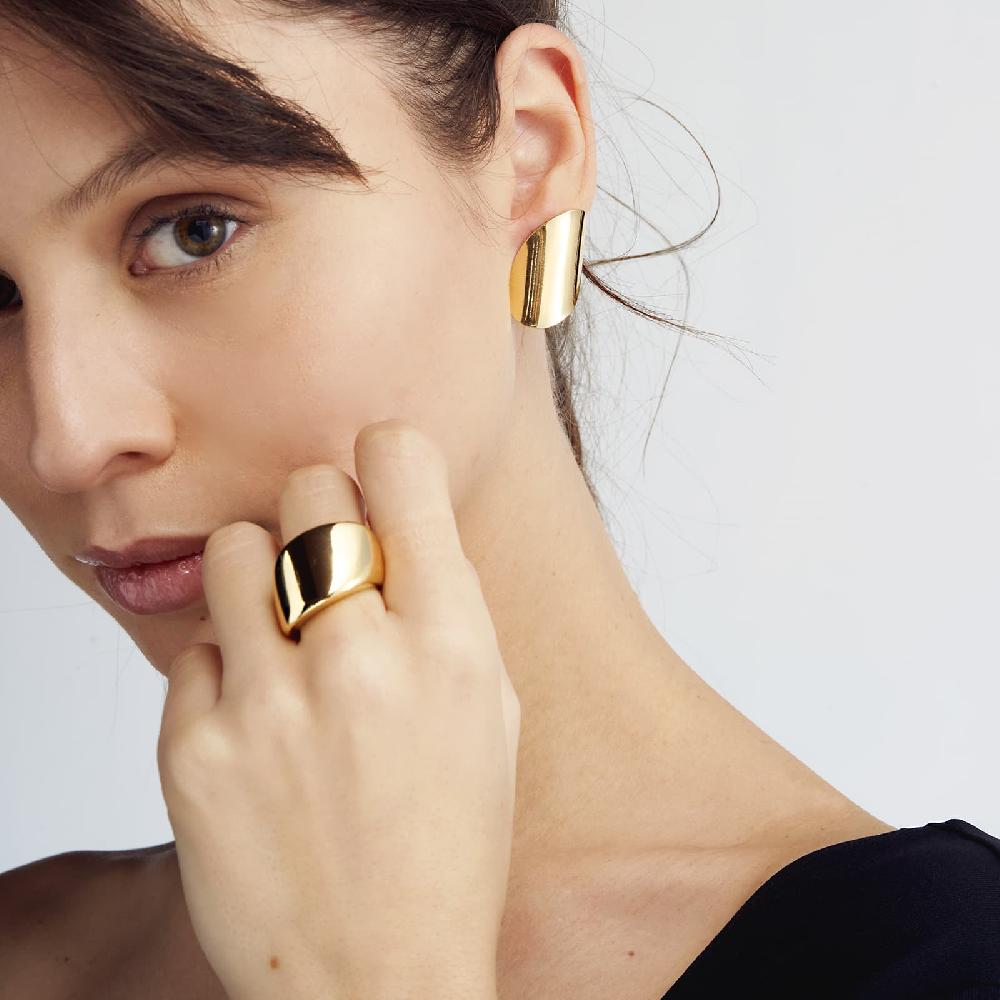 Unoaerre Orecchini In Bronzo Con Bagno In Oro | UNOAERRE Gioielli