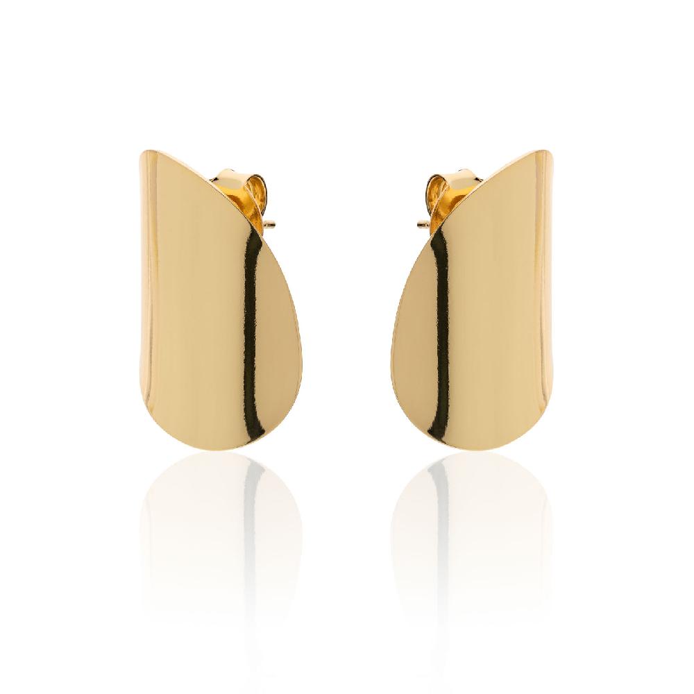 Unoaerre Orecchini in bronzo con bagno in oro | UNOAERRE Gioielli