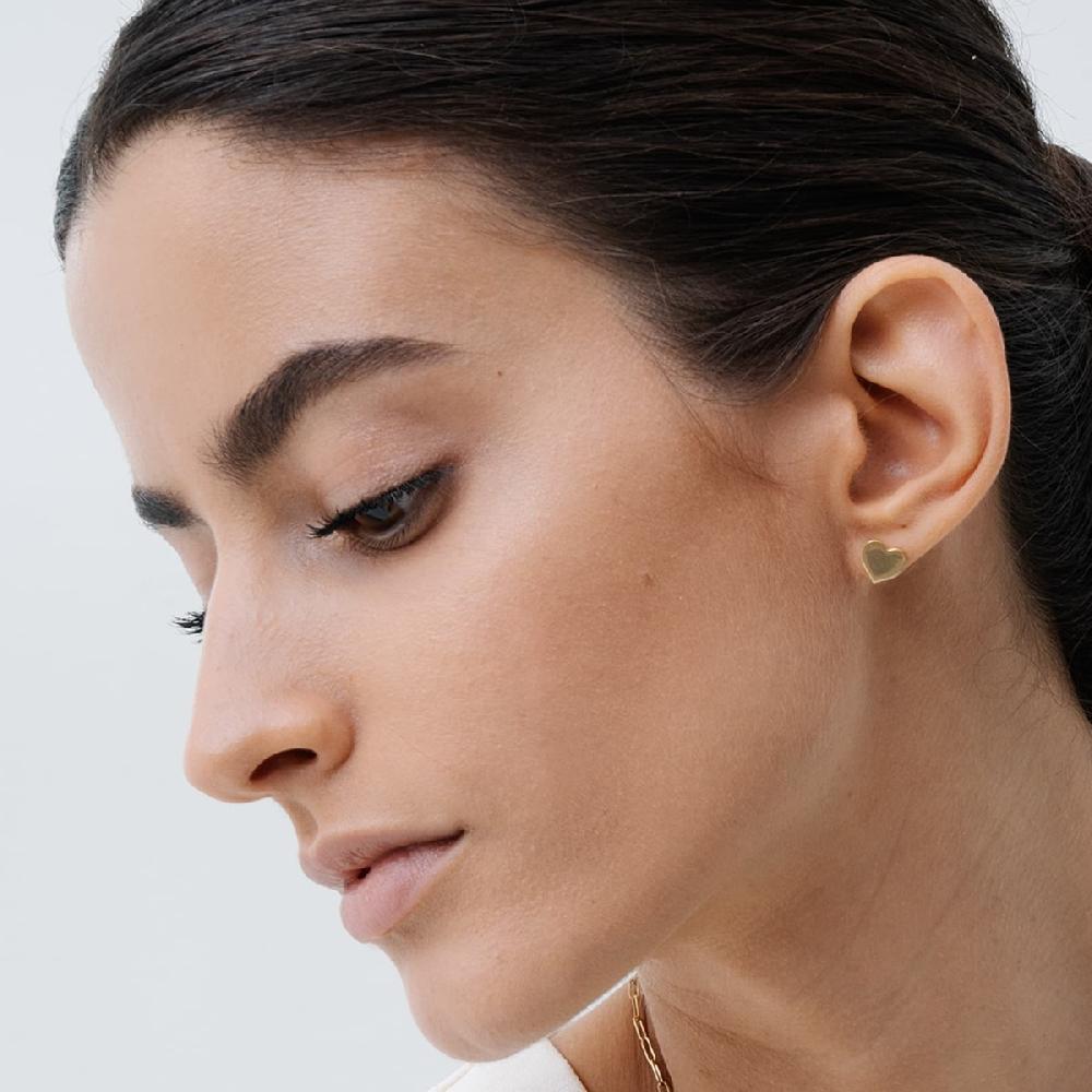 Unoaerre Orecchini In Oro A Cuore | UNOAERRE Gioielli