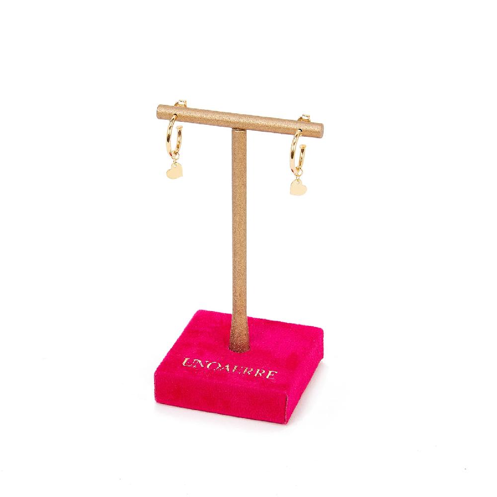 Unoaerre Orecchini In Oro Con Pendente Cuore | UNOAERRE Gioielli