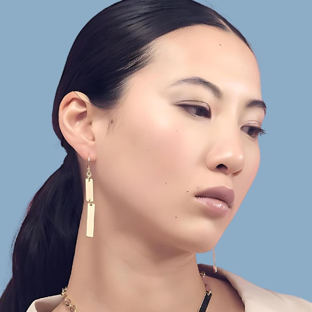 Unoaerre Orecchini Pendenti Dorati | UNOAERRE Gioielli