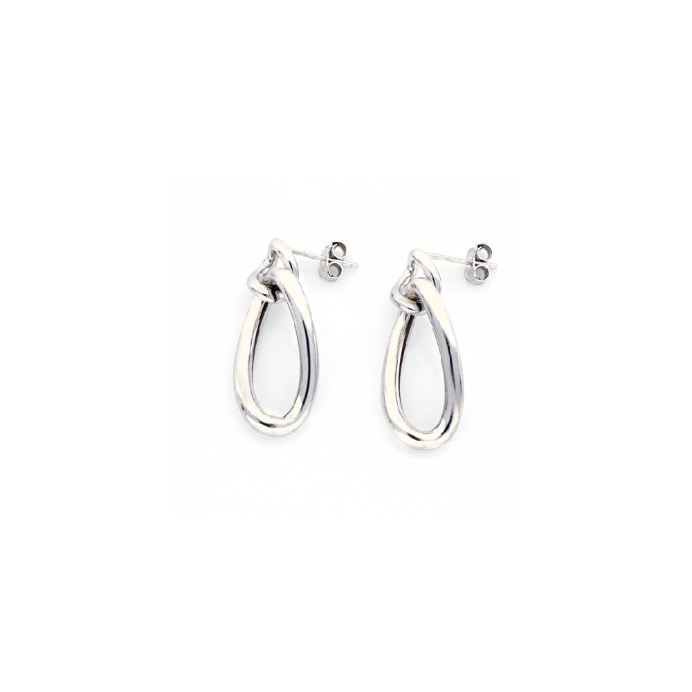 Unoaerre orecchino in argento bianco 500161 | UNOAERRE Gioielli