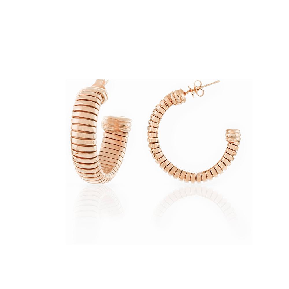 Unoaerre orecchino in bronzo dorato rosa 491886 | UNOAERRE Gioielli