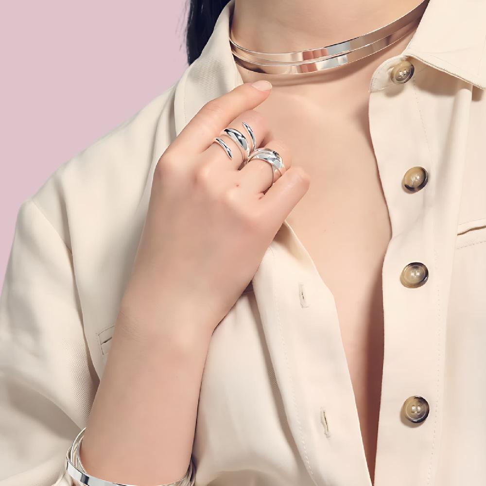 Unoaerre Anello Donna Argentato | UNOAERRE Gioielli