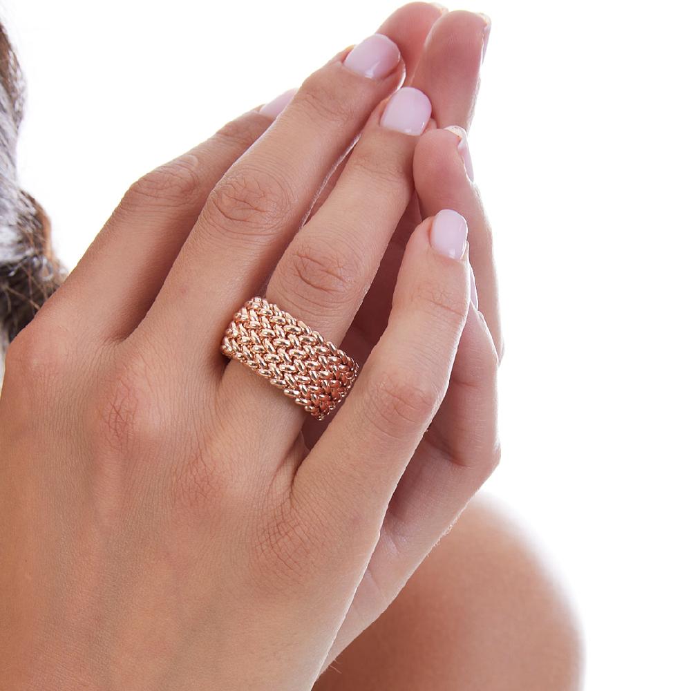 Unoaerre Anello In Argento Rosa | UNOAERRE Gioielli