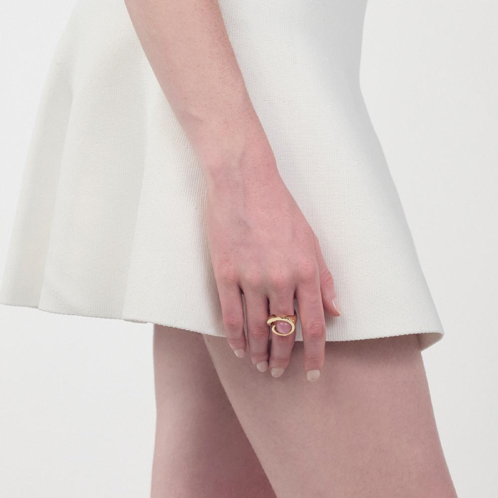 Unoaerre Anello Pietra Rosa | UNOAERRE Gioielli