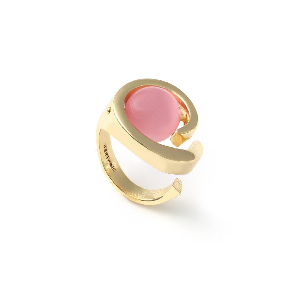 Unoaerre Anello pietra rosa | UNOAERRE Gioielli