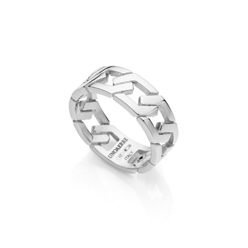 Unoaerre Anello uomo in argento | UNOAERRE Gioielli
