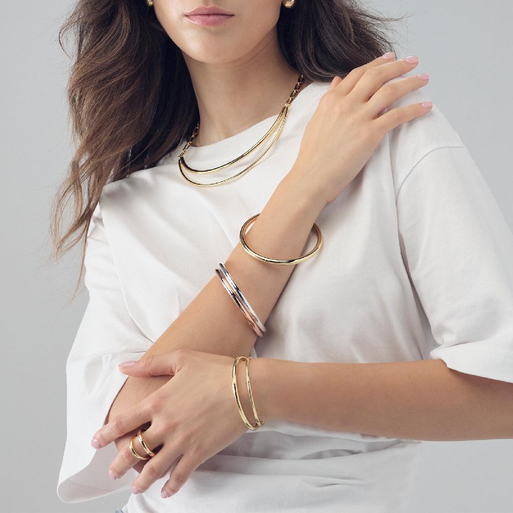 Unoaerre Bracciale Bangle Dorato | UNOAERRE Gioielli