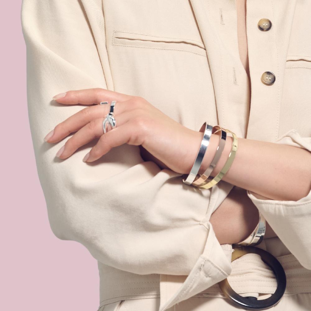 Unoaerre Bracciale Bangle Dorato | UNOAERRE Gioielli