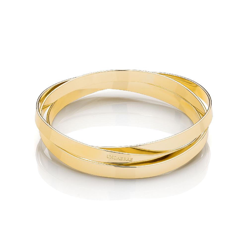 Unoaerre Bracciale dorato rigido | UNOAERRE Gioielli
