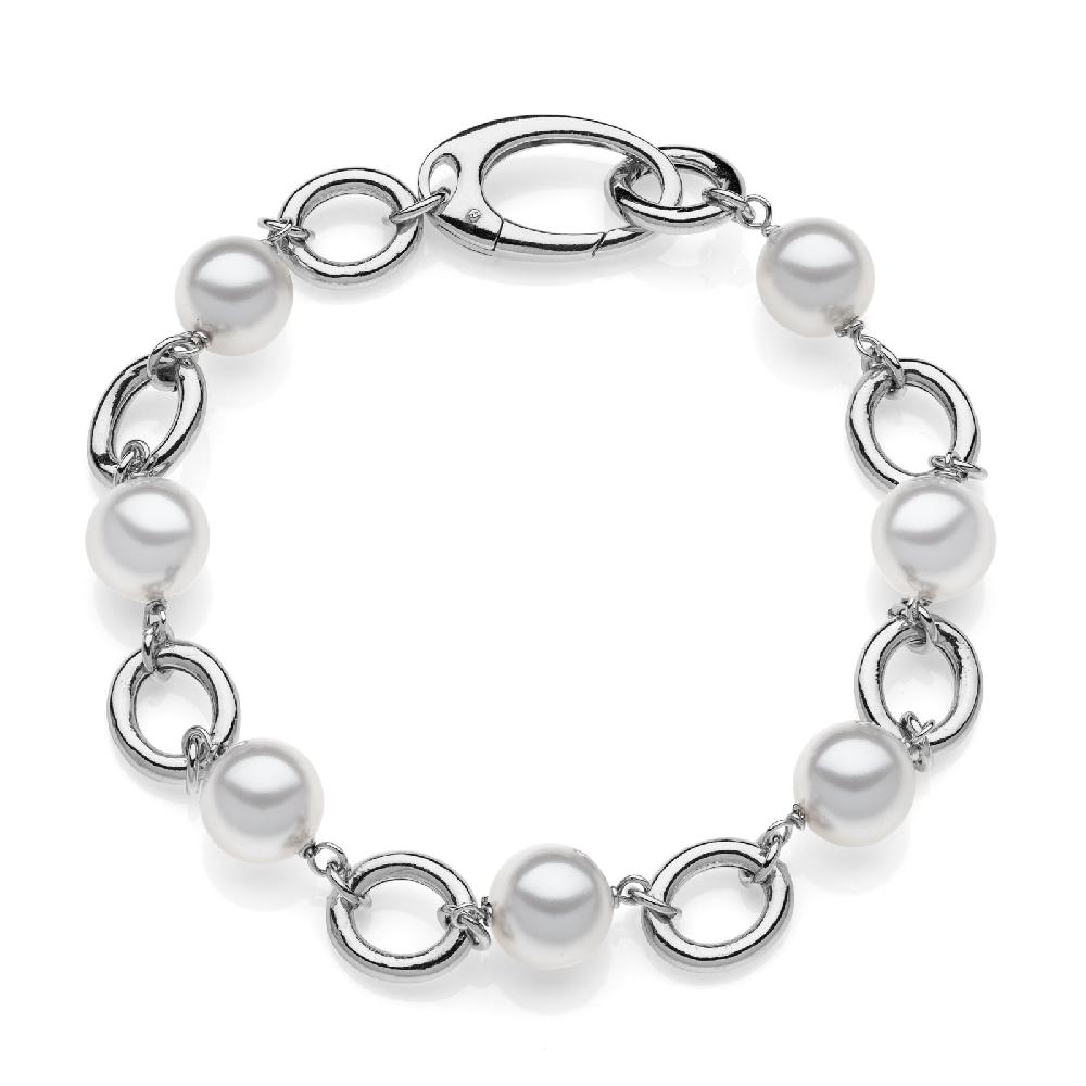 Unoaerre Unoaerre Bracciale in argento con perle bianche | UNOAERRE Gioielli