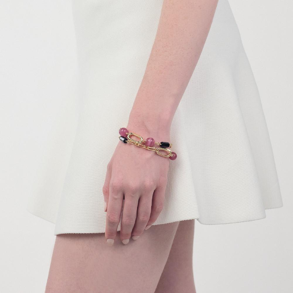 Unoaerre Bracciale Pietre Rosa | UNOAERRE Gioielli