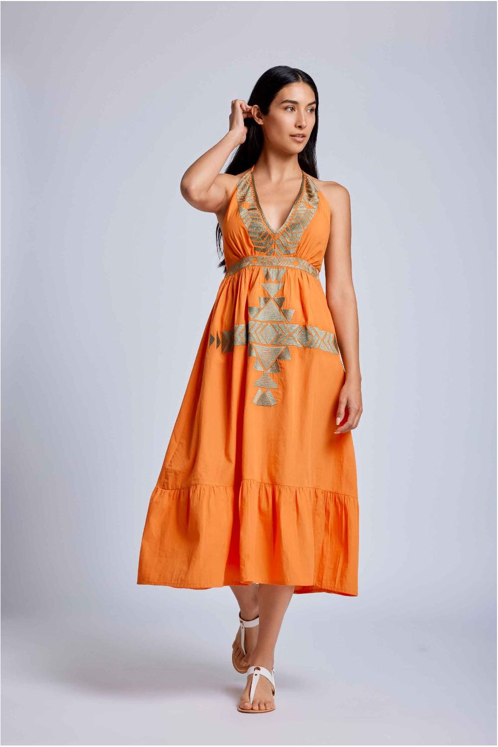 Vacanze Italiane Abito Con Allacciatura Al Collo Noemi