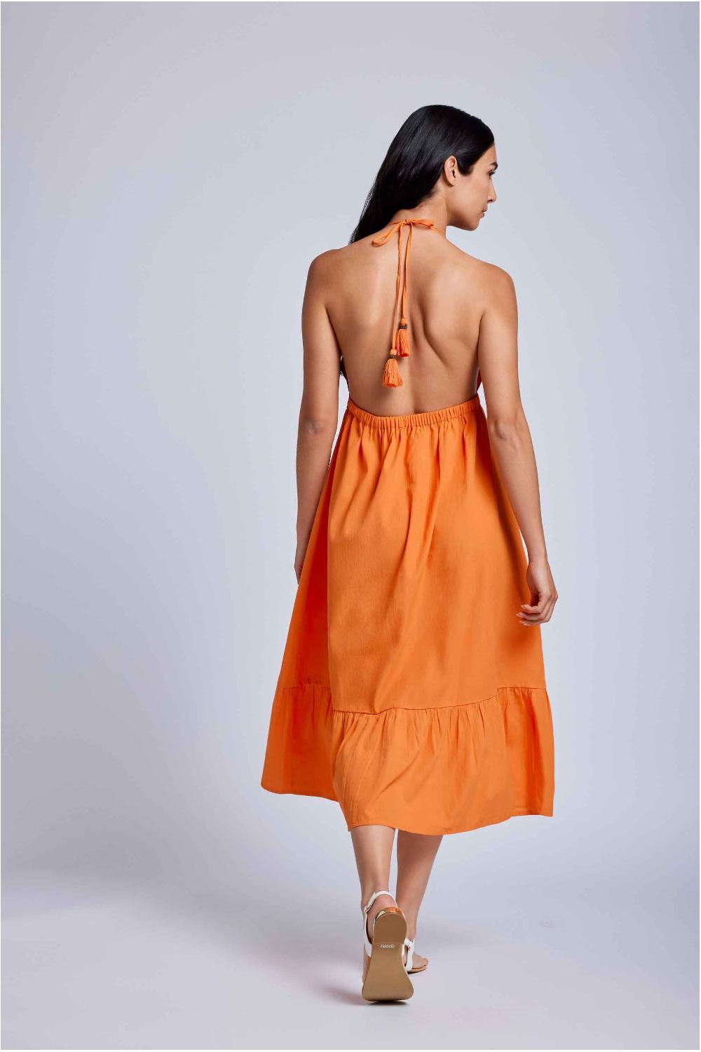 Vacanze Italiane Abito Con Allacciatura Al Collo Noemi