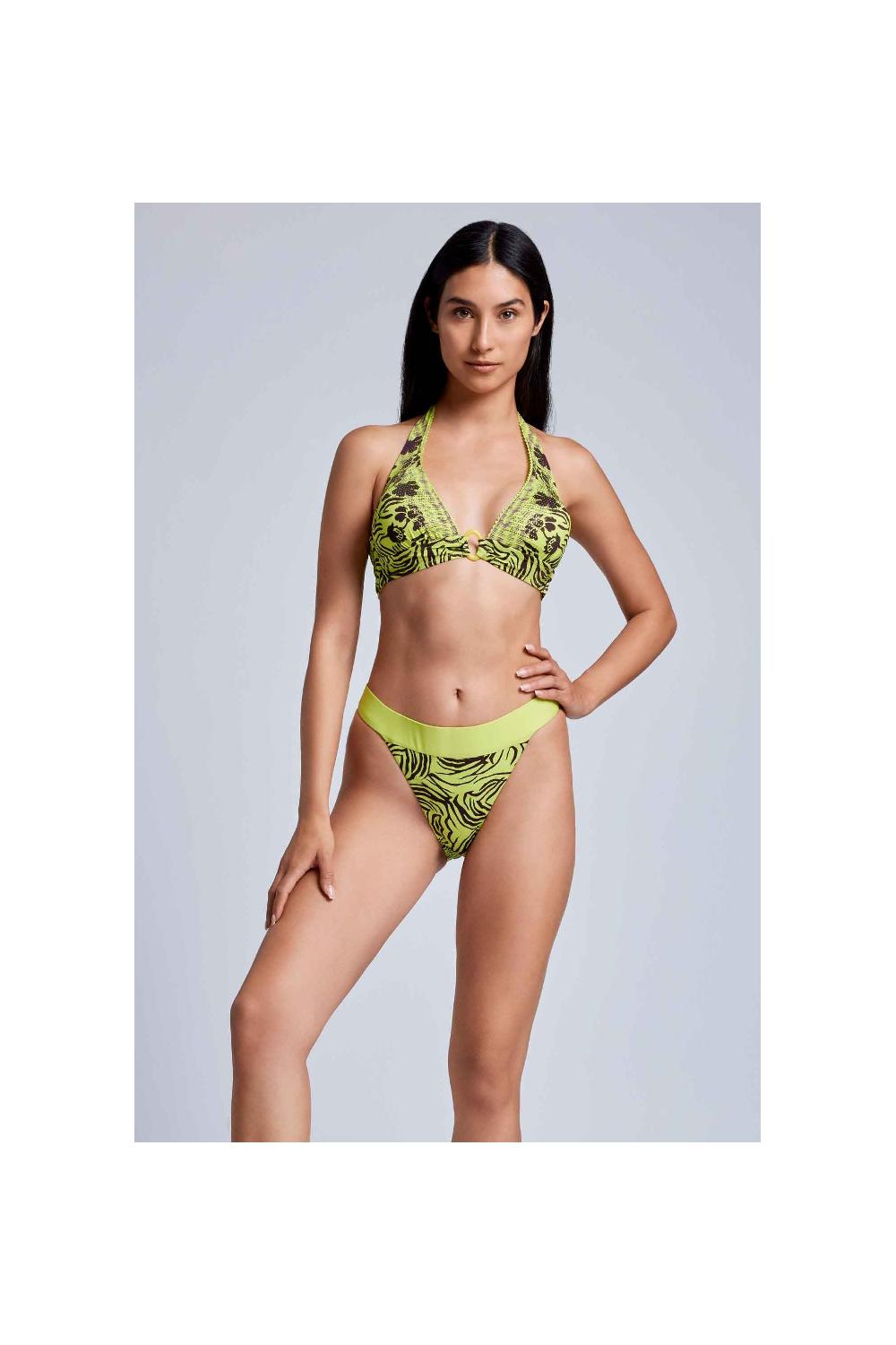 Vacanze Italiane Bikini Con Allacciatura Al Collo Nocciola