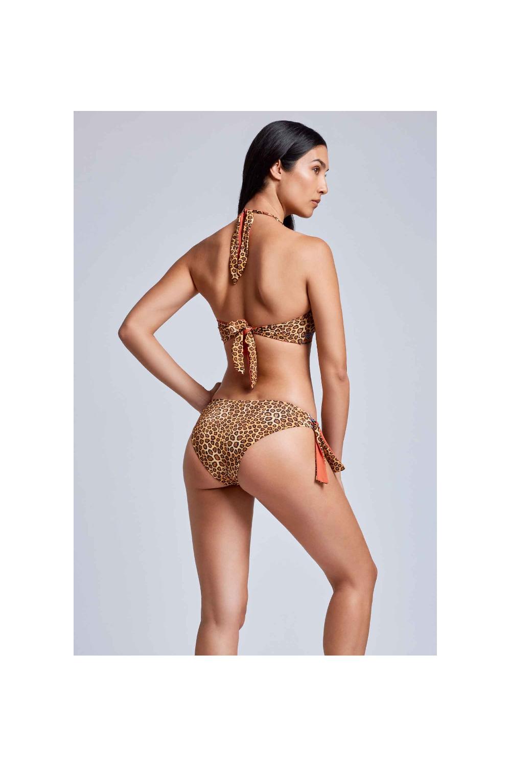 Vacanze Italiane Bikini Con Allacciatura Al Collo Nocciola