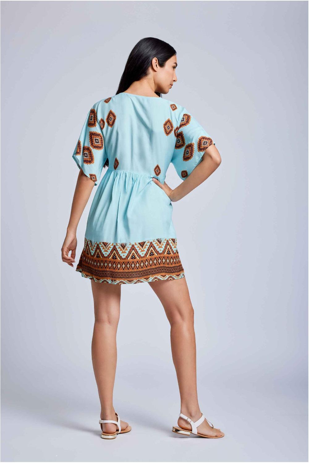 Vacanze Italiane Abito Con Maniche A 3/4 Rose