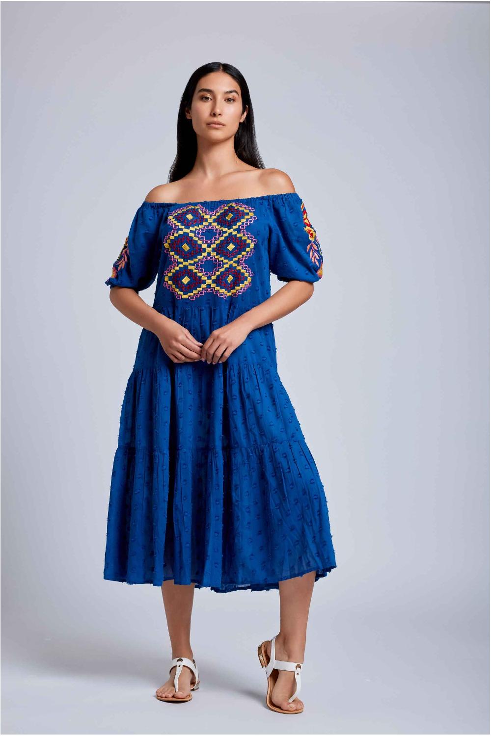 Vacanze Italiane Abito Con Maniche A Sbuffo Paige