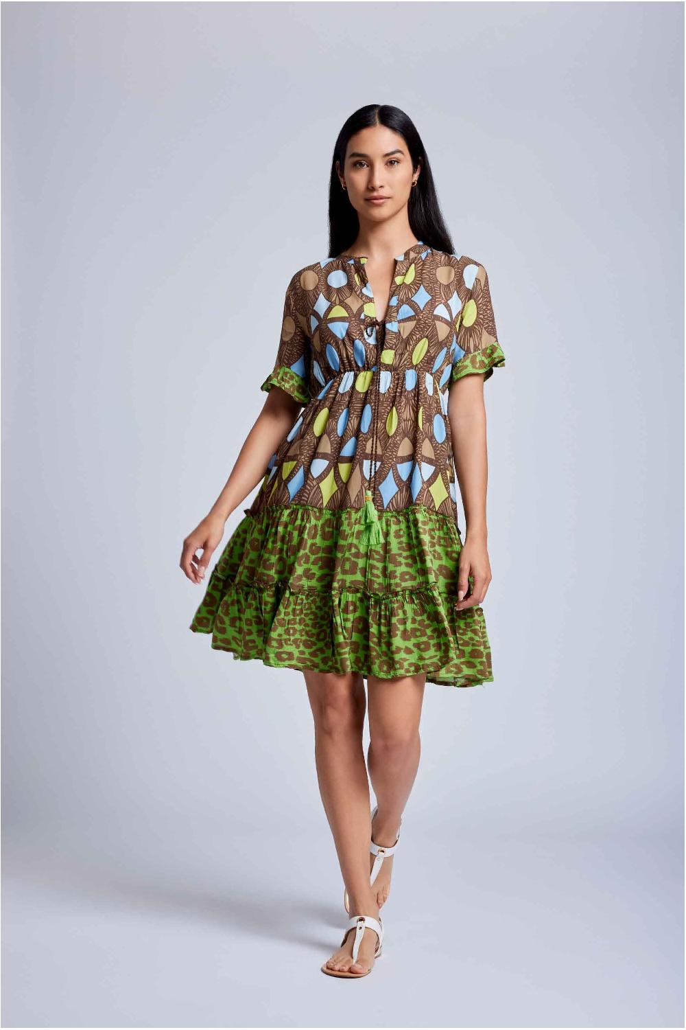 Vacanze Italiane Abito Elena Con Maniche A 3/4