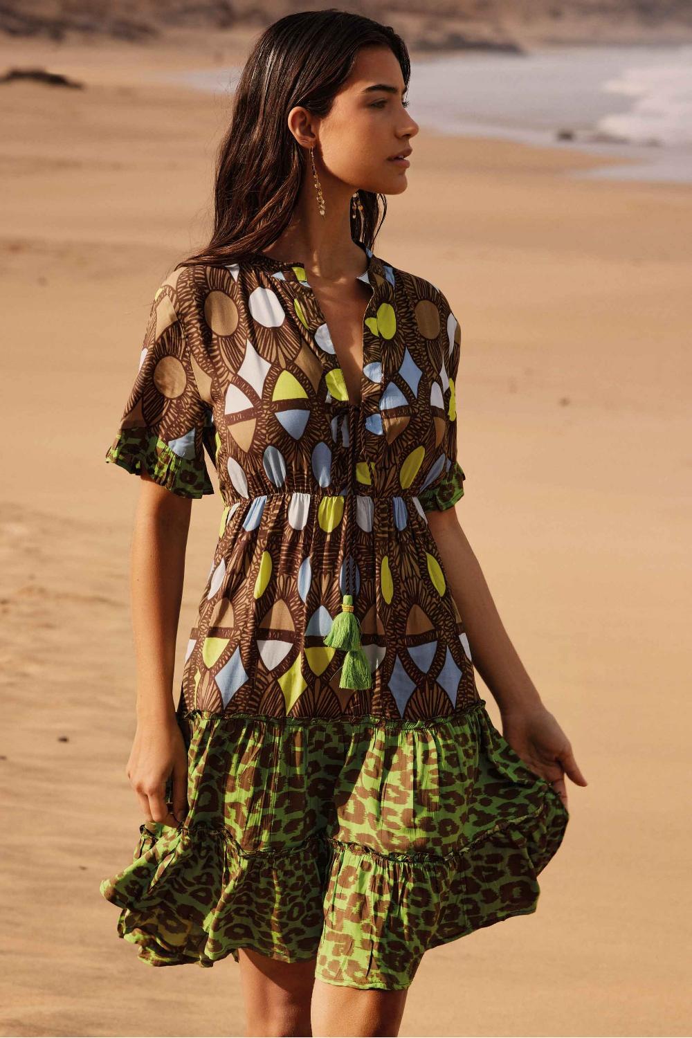 Vacanze Italiane Abito Elena con maniche a 3/4