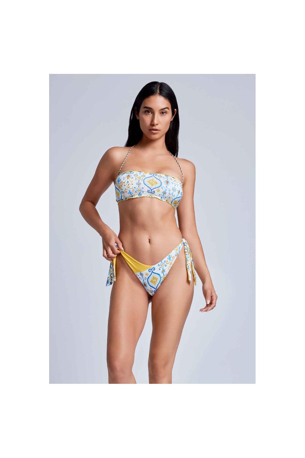 Vacanze Italiane Bikini A Fascia Avocado