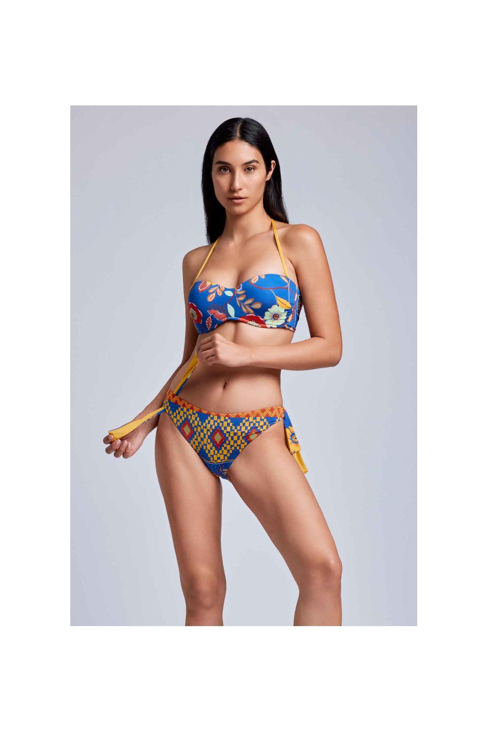 Vacanze Italiane Bikini A Fascia Con Coppe Lampone