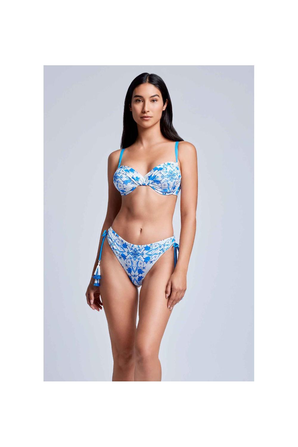 Vacanze Italiane Bikini con ferretto Mora coppa D