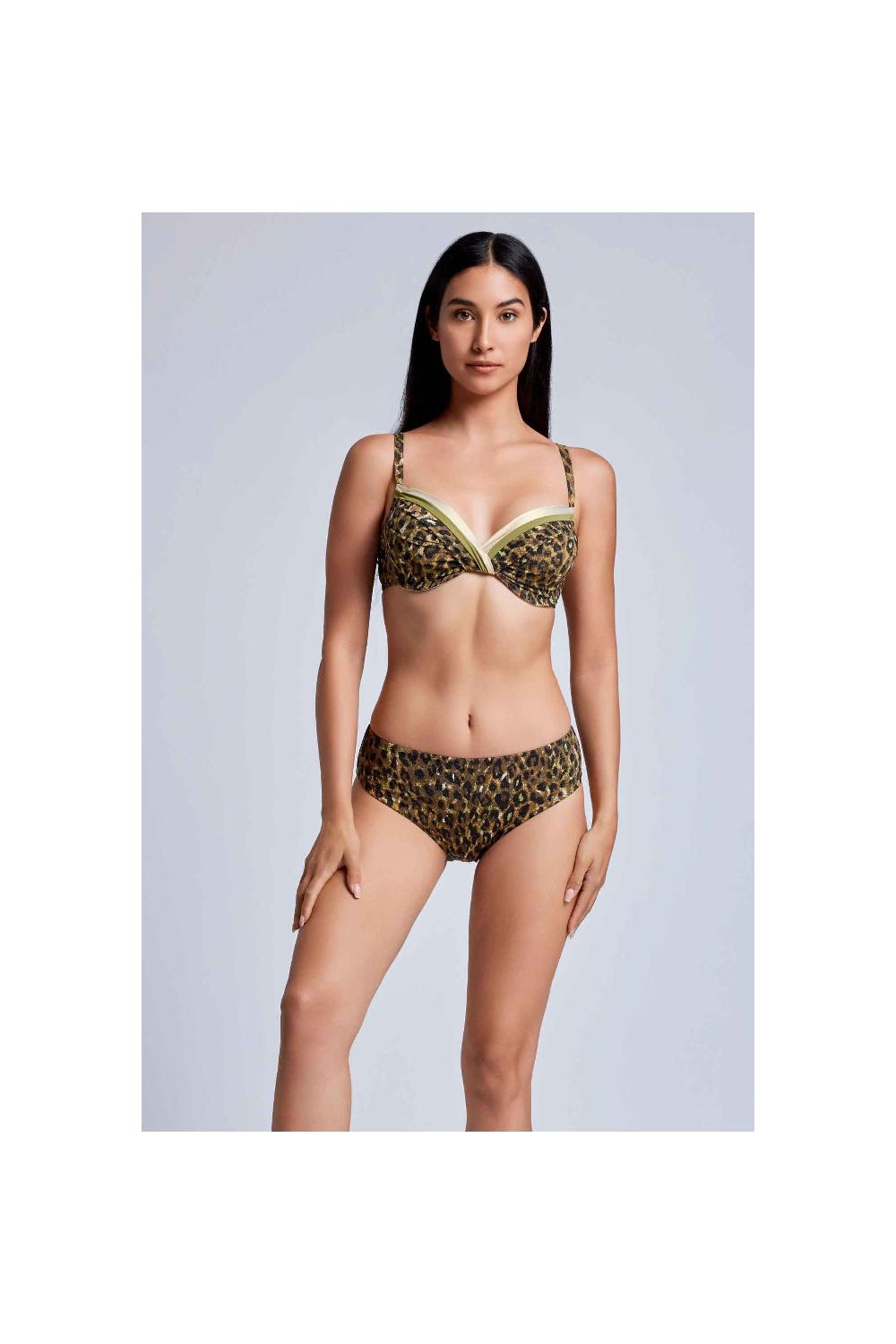 Vacanze Italiane Bikini con ferretto Mora coppa D