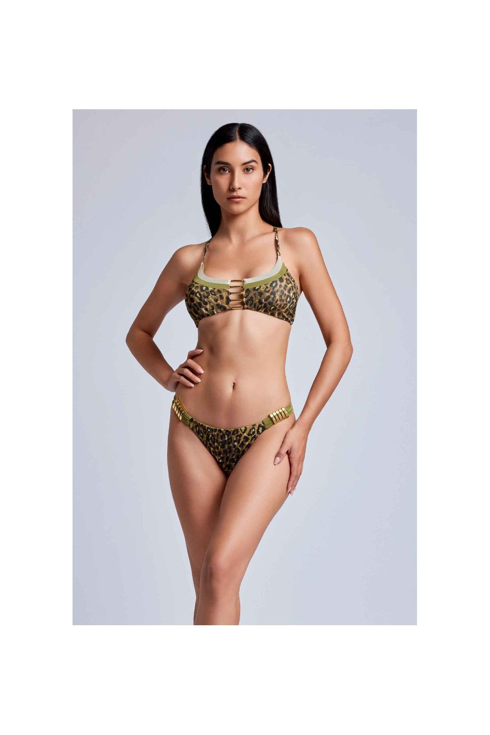 Vacanze Italiane Costume A Fascia Gemma