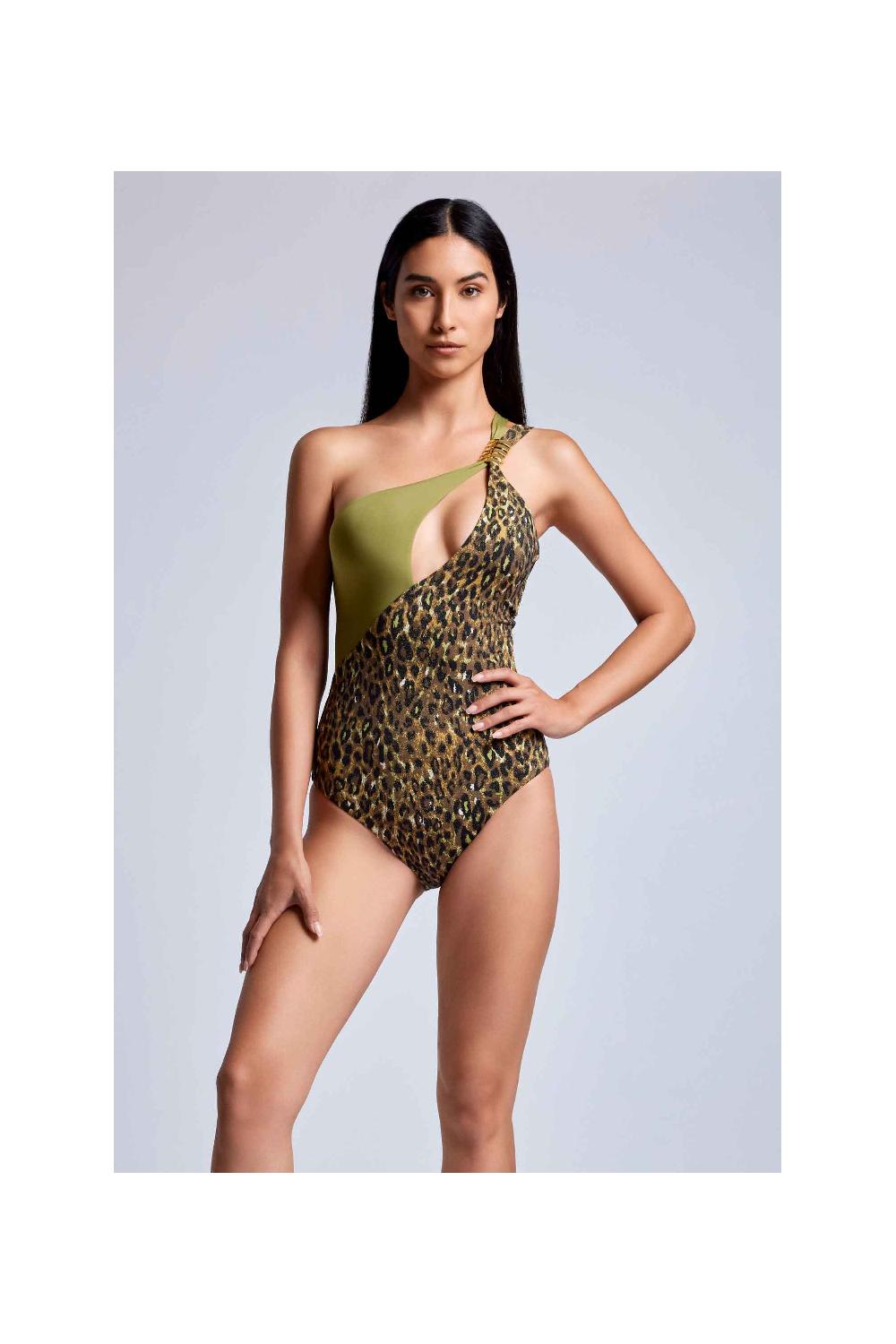 Vacanze Italiane Costume Intero Monospalla Olivia