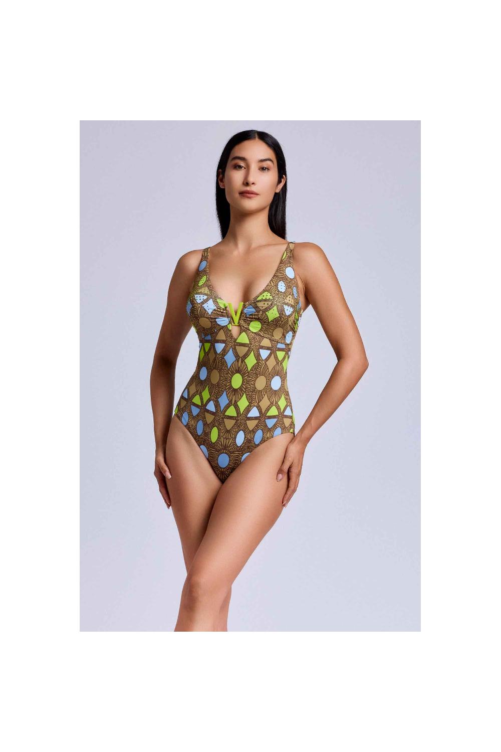 Vacanze Italiane Costume Intero Susina