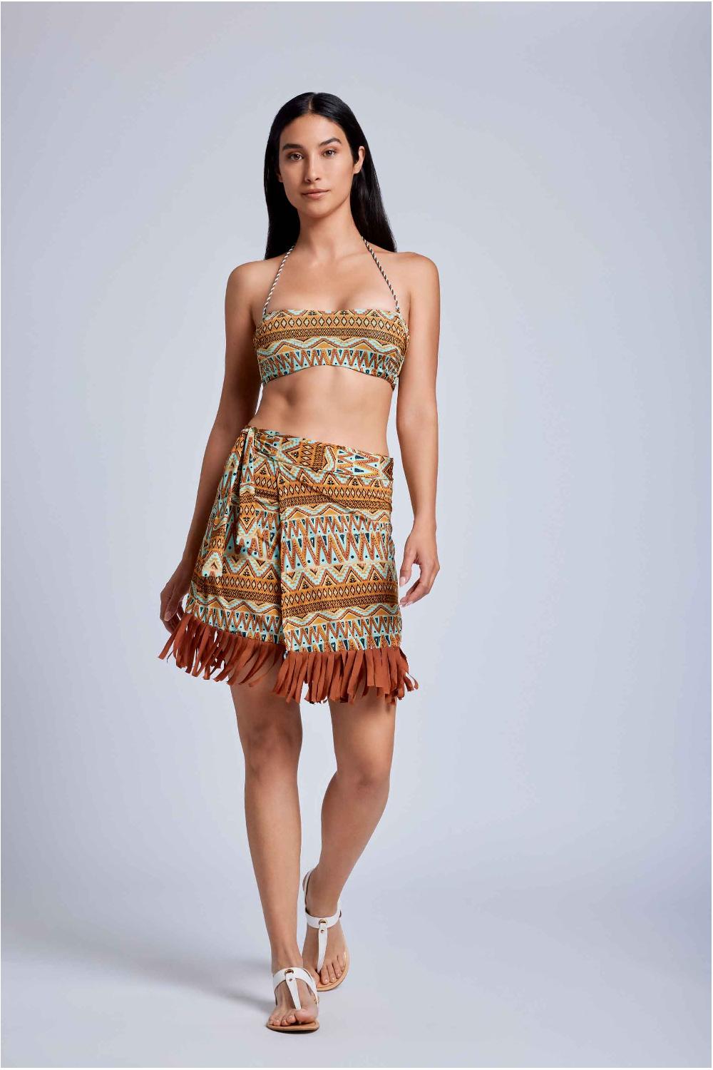 Vacanze Italiane Gonna A Portafoglio Gilda