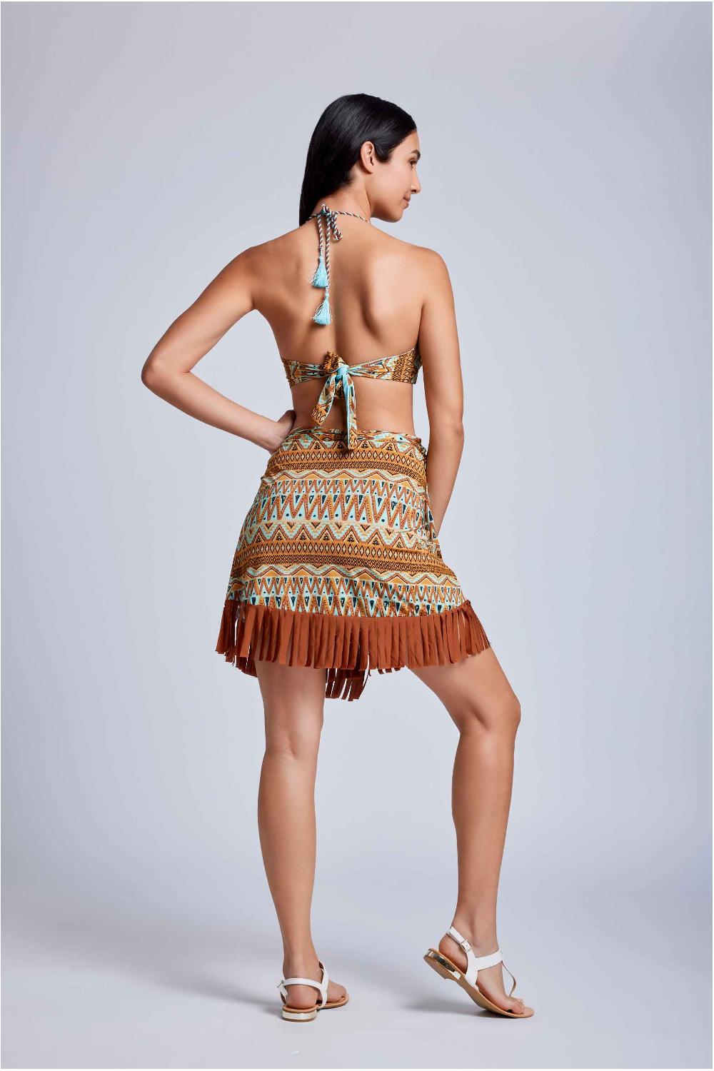 Vacanze Italiane Gonna A Portafoglio Gilda