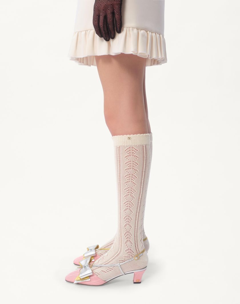 Valentino Handbags Abito Corto In Crepe Couture Per Donna In Avorio | Valentino IT