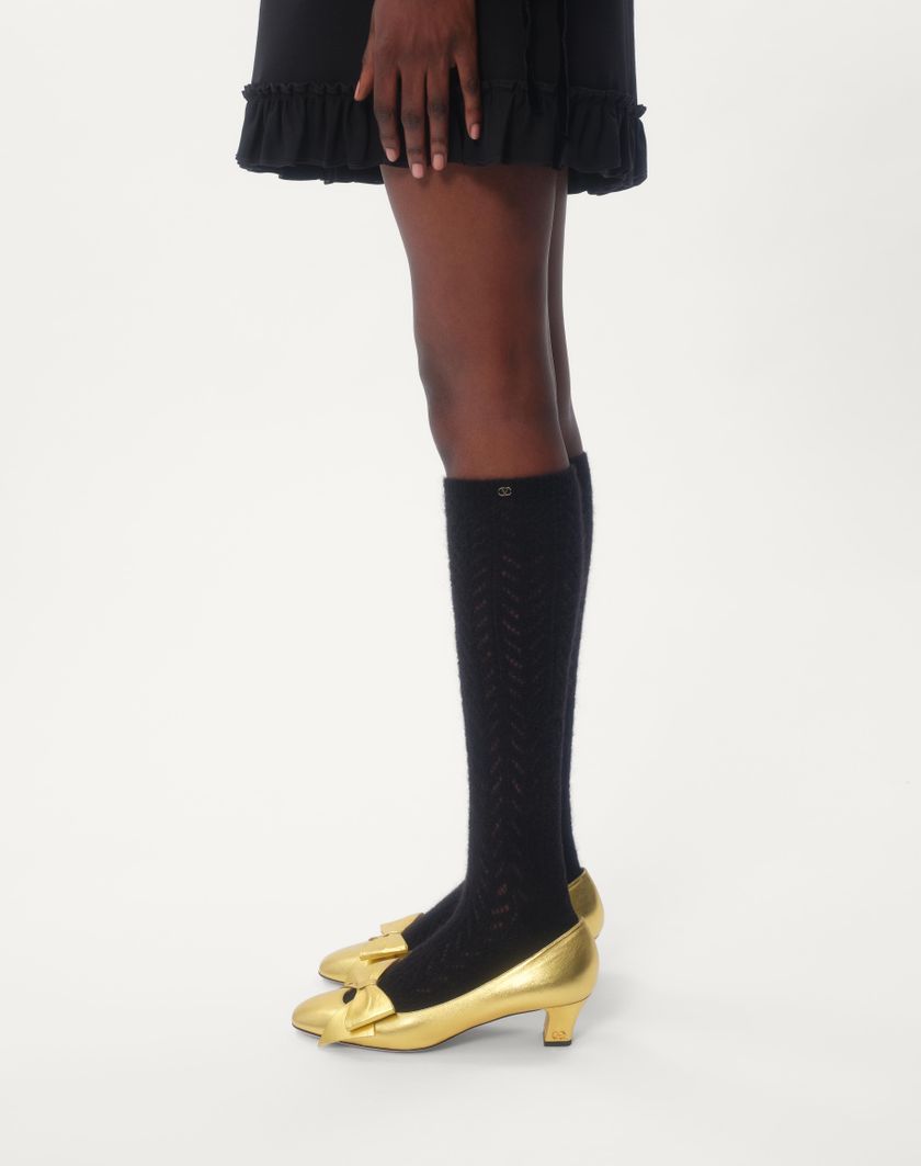 Valentino Handbags Abito Corto In Crepe Couture Per Donna In Nero/avorio | Valentino IT