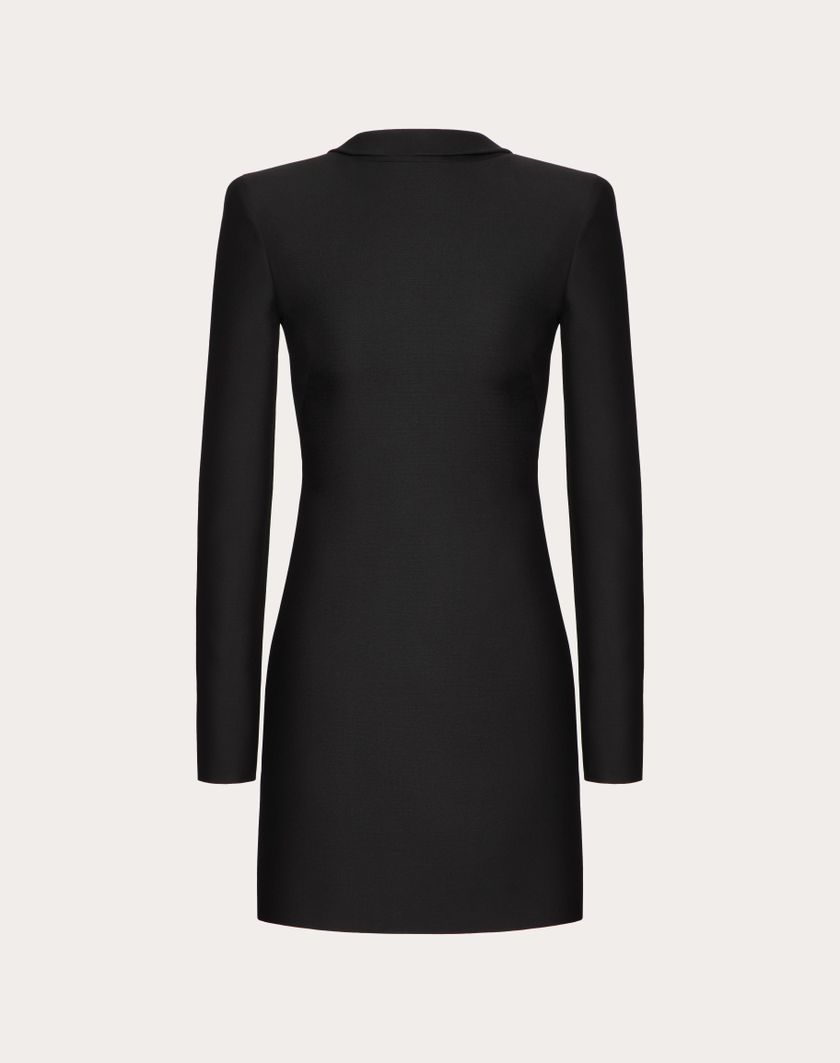 Valentino Handbags Abito Corto In Crepe Couture per Donna in Nero | Valentino IT